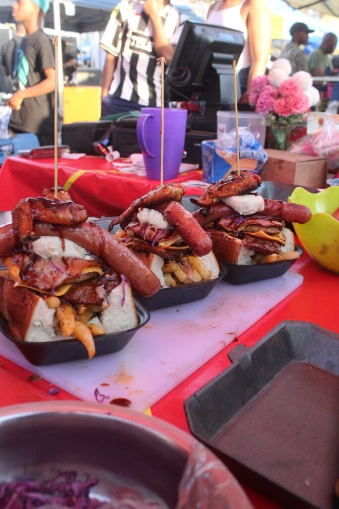 Chubby Cheeks Eatery serving bunny chow