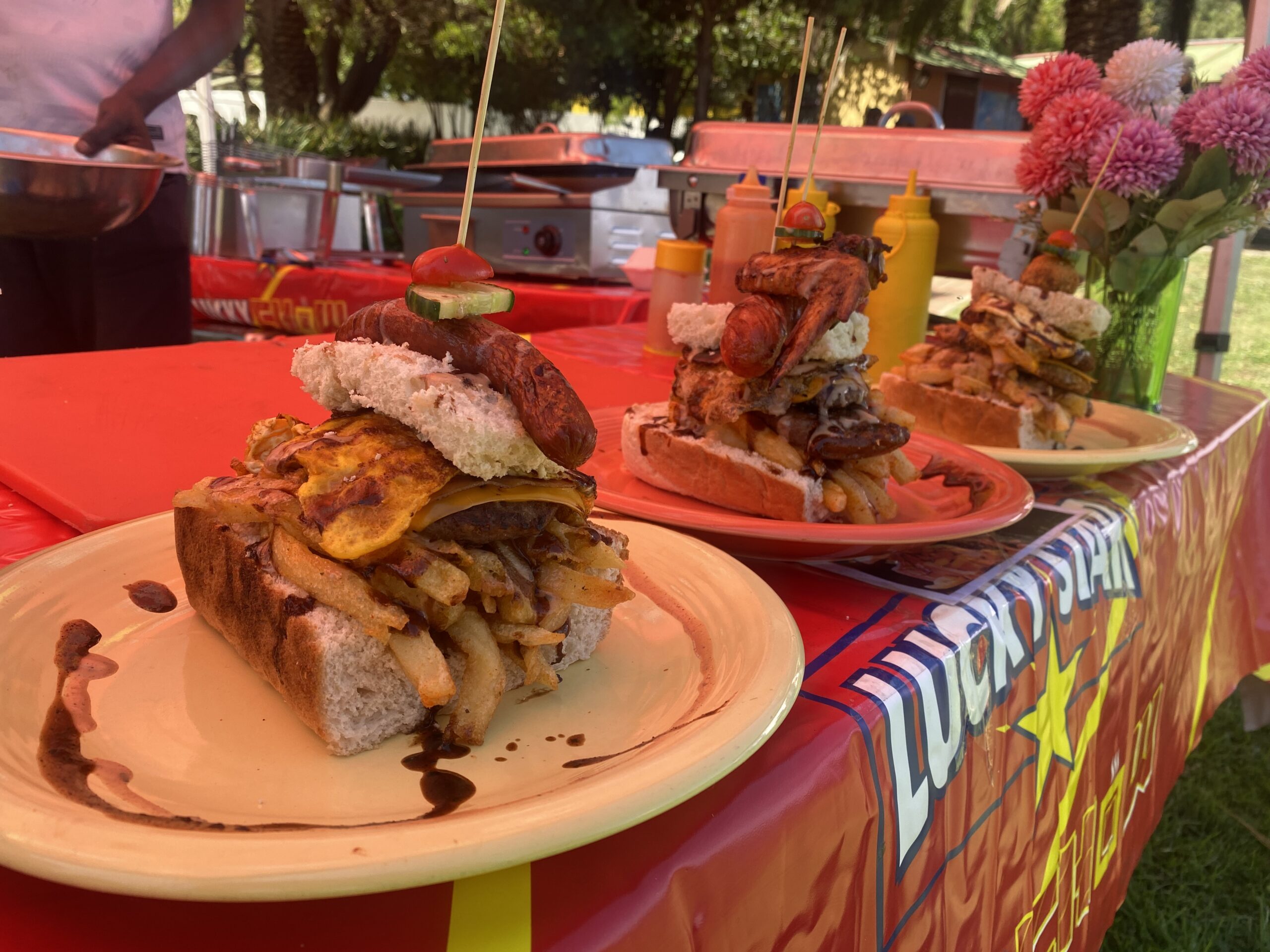 Chubby Cheeks Eatery serving bunny chow